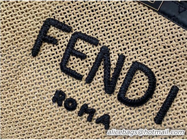 Well Crafted FENDI PEEKABOO ICONIC leather bag 8BN245 Beige