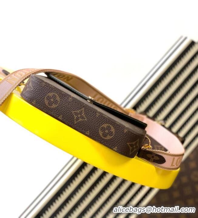 Buy Discount Louis Vuitton FELICIE STRAP & GO M80091 Khaki Green