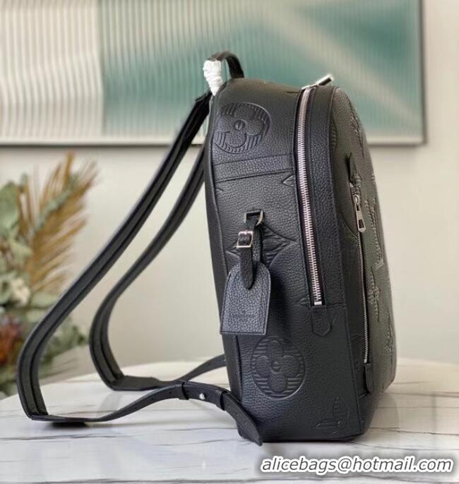 Unique Grade Louis Vuitton Taurillon Leather ARMAND BACKPACK M57288 BLACK