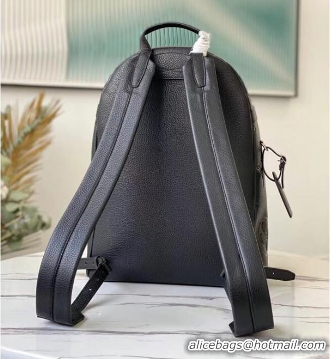 Unique Grade Louis Vuitton Taurillon Leather ARMAND BACKPACK M57288 BLACK