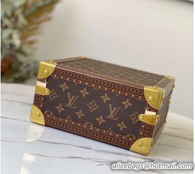 Reasonable Price Louis Vuitton Monogram Canvas Jewelry box M36999 blue