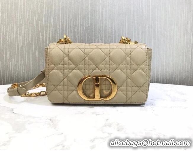 Promotional Dior SMALL DIOR CARO BAG Soft Cannage Calfskin M9241 Beige