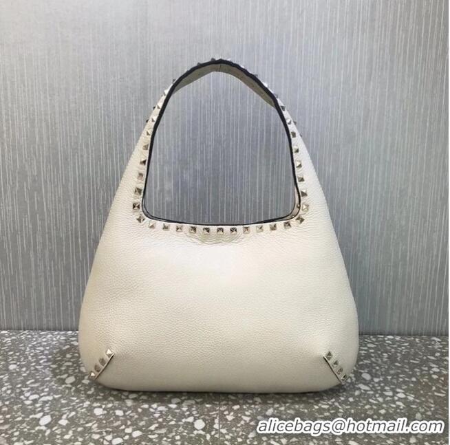 Famous Brand VALENTINO Origianl leather shoulder bag 20077 white