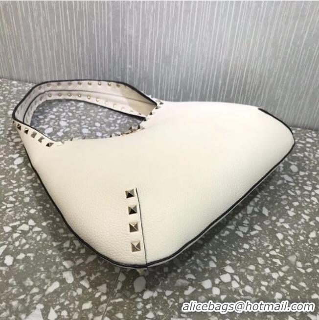 Famous Brand VALENTINO Origianl leather shoulder bag 20077 white