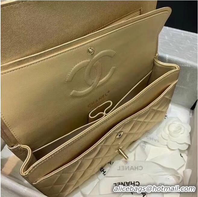 Unique Discount Chanel classic handbag Lambskin & gold Metal A01112 gold