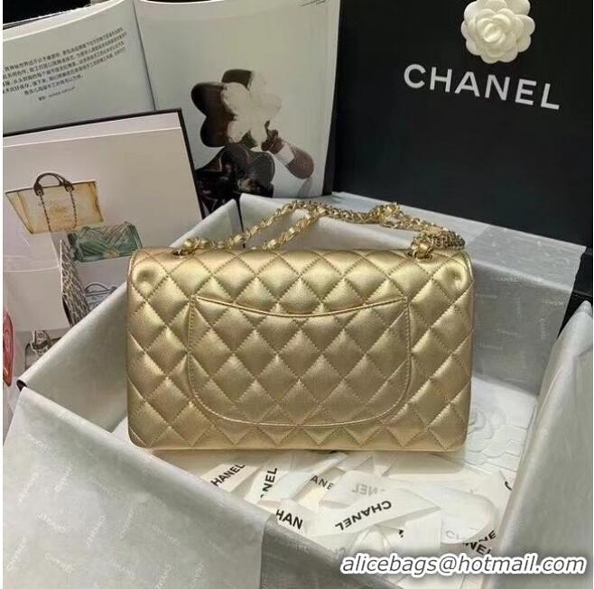 Unique Discount Chanel classic handbag Lambskin & gold Metal A01112 gold