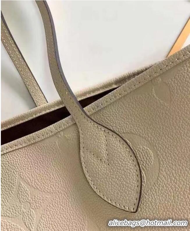 Top Quality Louis Vuitton Monogram Empreinte NEVERFULL MM M45685 Cream