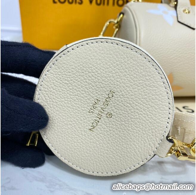 Promotional Louis Vuitton Monogram Empreinte PAPILLON BB M45708 Cream&Saffron