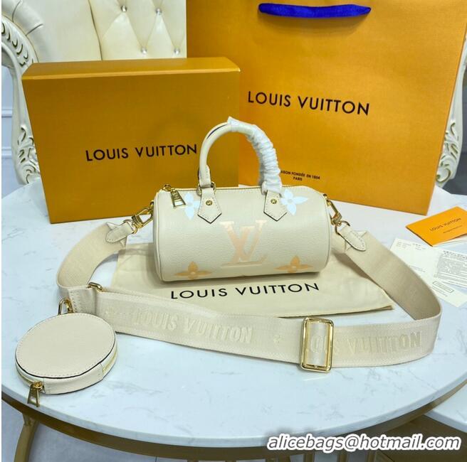 Promotional Louis Vuitton Monogram Empreinte PAPILLON BB M45708 Cream&Saffron