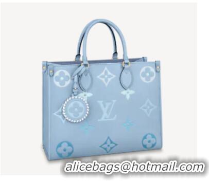 Best Quality Louis Vuitton Monogram Empreinte ONTHEGO MM M45718 Summer Blue