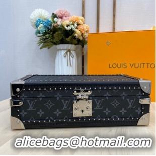 Unique Discount Louis Vuitton Monogram Canvas Watches Box 40664 Black