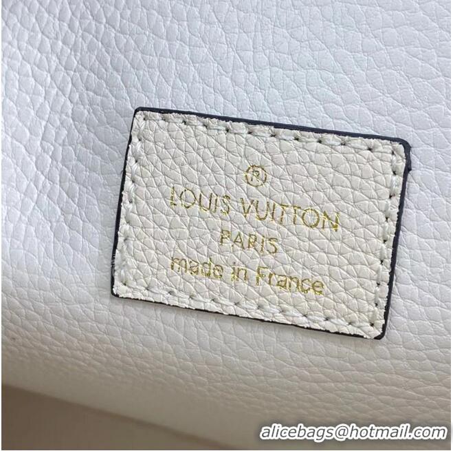 Hot Sell Louis Vuitton Monogram Empreinte POCHETTE VOYAGE MM M80504 Cream & Saffron