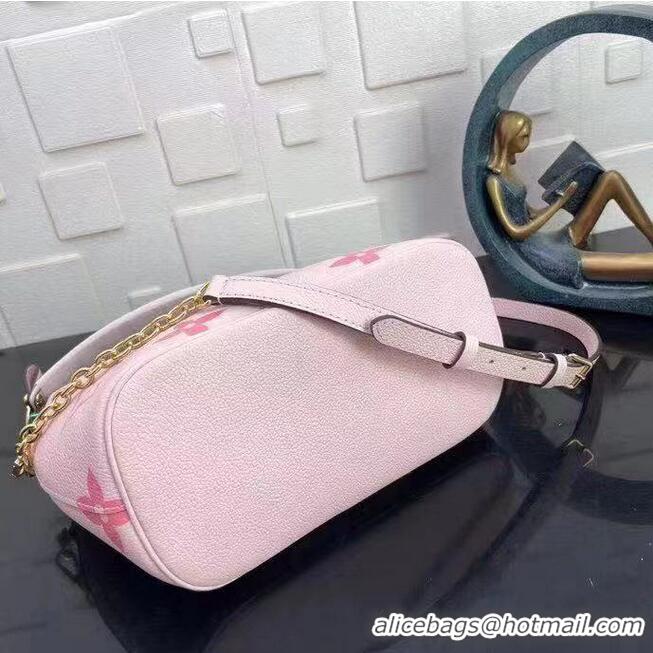 Famous Brand Louis Vuitton Original Leather Hobo Bag M45697 Pink