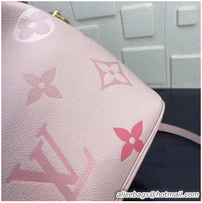 Famous Brand Louis Vuitton Original Leather Hobo Bag M45697 Pink