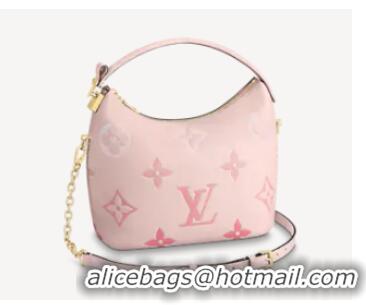 Famous Brand Louis Vuitton Original Leather Hobo Bag M45697 Pink