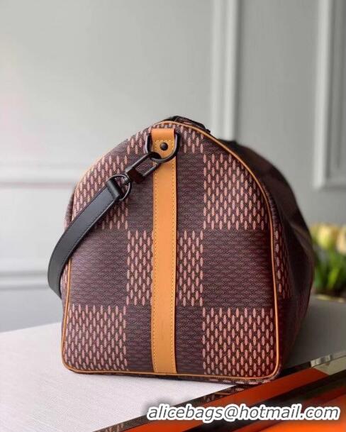 Good Product Louis Vuitton X Nigo Damier Monogram Canvas Keepall 50 Bag M49982 2020