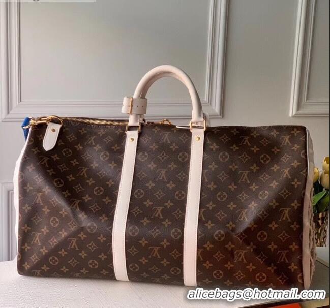 Inexpensive Louis Vuitton LV x NBA Basketball Keepall Bag in Monogram Canvas M45587 Brown 2020