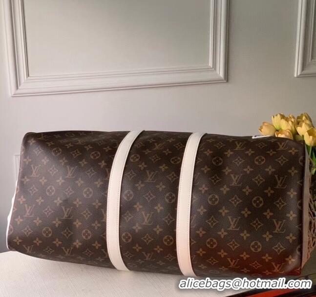 Inexpensive Louis Vuitton LV x NBA Basketball Keepall Bag in Monogram Canvas M45587 Brown 2020