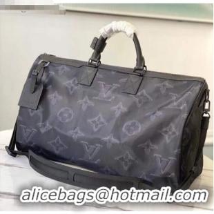 Shop Cheap Louis Vuitton 2054 Reversible Keepall Bandoulière 50 M45602 Black/Green 2021