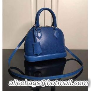 New Design LOUIS VUITTON EPI LEATHER ALMA SMALL BAG M40303 BLUE