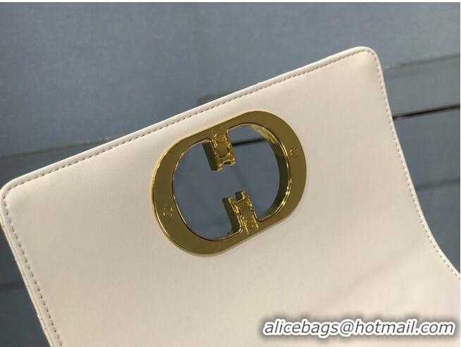 Super Quality Dior SMALL DIOR CARO BAG Soft Cannage Calfskin M9241 white