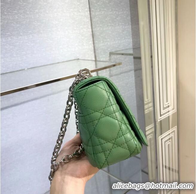 Buy Fashionable Dior SMALL DIOR CARO BAG Soft Cannage Calfskin M9241 green