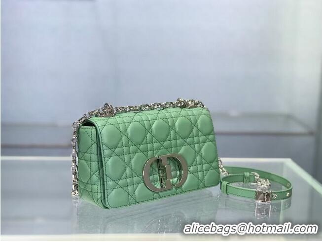 Buy Fashionable Dior SMALL DIOR CARO BAG Soft Cannage Calfskin M9241 green