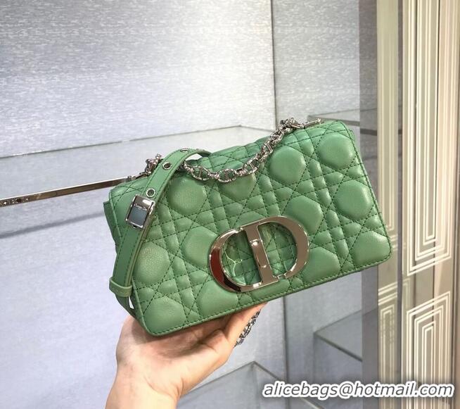 Buy Fashionable Dior SMALL DIOR CARO BAG Soft Cannage Calfskin M9241 green