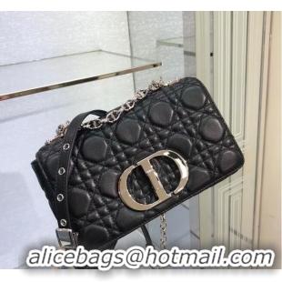 Promotional Dior SMALL DIOR CARO BAG Soft Cannage Calfskin M9241 Black