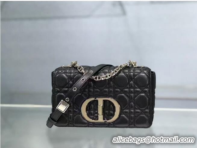 Promotional Dior SMALL DIOR CARO BAG Soft Cannage Calfskin M9241 Black