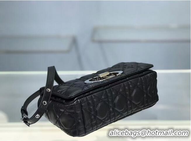 Promotional Dior SMALL DIOR CARO BAG Soft Cannage Calfskin M9241 Black