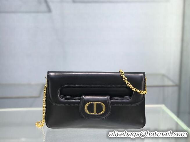 Buy Cheap DIOR MEDIUM DIORDOUBLE BAG Black Smooth Calfskin M8641U