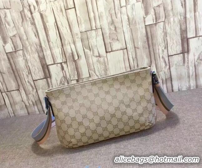 Top Grade Gucci GG Canvas Web Medium Shoulder Bag 189749 Light Beige 2021