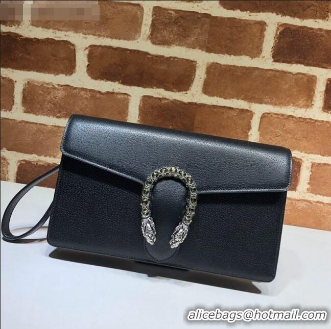 Trendy Design Gucci Dionysus Leather Clutch Bag 621197 Black 2021