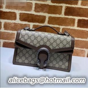 Classic Gucci Dionysus GG Top Handle Bag 621512 Beige/Brown 2021