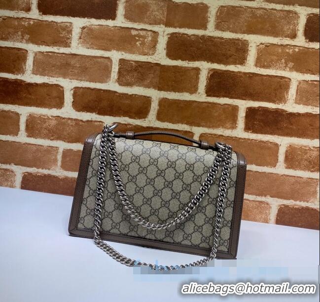 Classic Gucci Dionysus GG Top Handle Bag 621512 Beige/Brown 2021