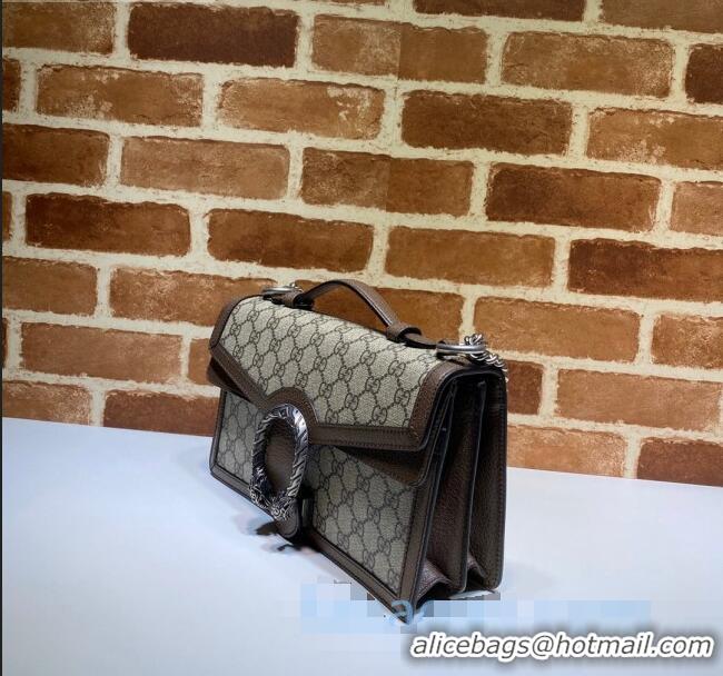 Classic Gucci Dionysus GG Top Handle Bag 621512 Beige/Brown 2021