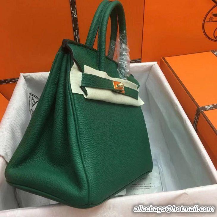 Top Quality Hermes Birkin 35 Bag In Leather With Gold Hardware 4200128 Green