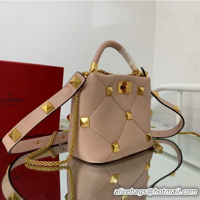 Grade Quality Valentino medium Garavani Roman Stud V1198 pink