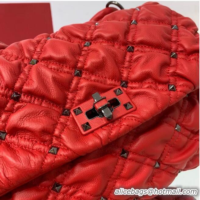 Super Quality Valentino medium Garavani Roman Stud V3178 red