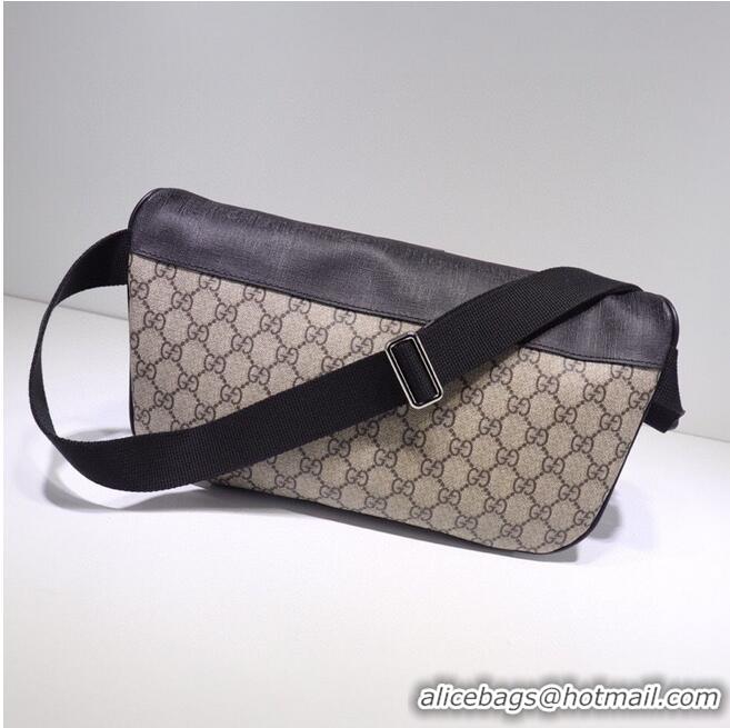 Unique Discount GUCCI GG Supreme Belt Bag 406372 Brown