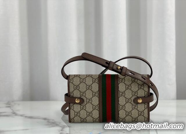 Sophisticated Gucci GG Canvas Mini Bag 645082 Beige/Brown 2021