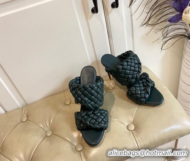 Custom Bottega Veneta The Curve Heel Sandals 11cm 030901 Green