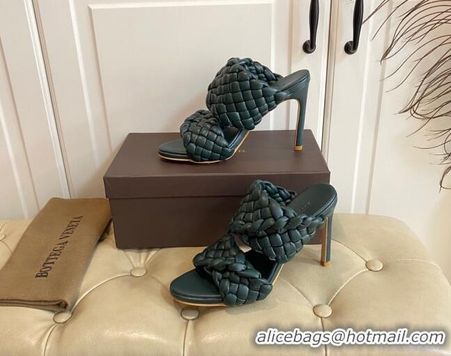 Custom Bottega Veneta The Curve Heel Sandals 11cm 030901 Green