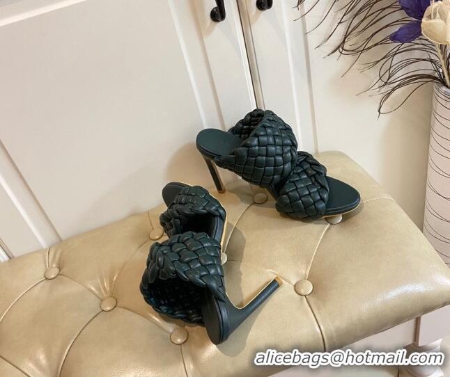 Custom Bottega Veneta The Curve Heel Sandals 11cm 030901 Green