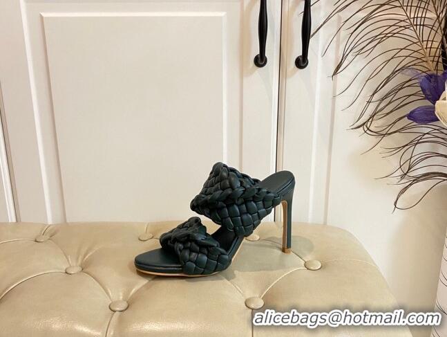 Custom Bottega Veneta The Curve Heel Sandals 11cm 030901 Green