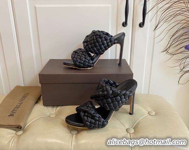 Top Quality Bottega Veneta The Curve Heel Sandals 11cm 030901 Black