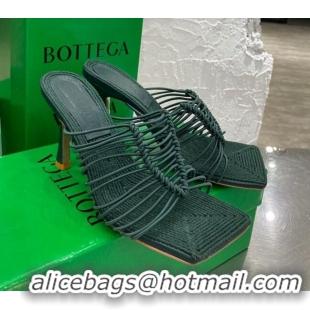 Grade Design Bottega Veneta Stretch Strap Heel Sandals 9cm 030906 Green