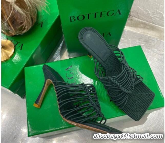 Grade Design Bottega Veneta Stretch Strap Heel Sandals 9cm 030906 Green