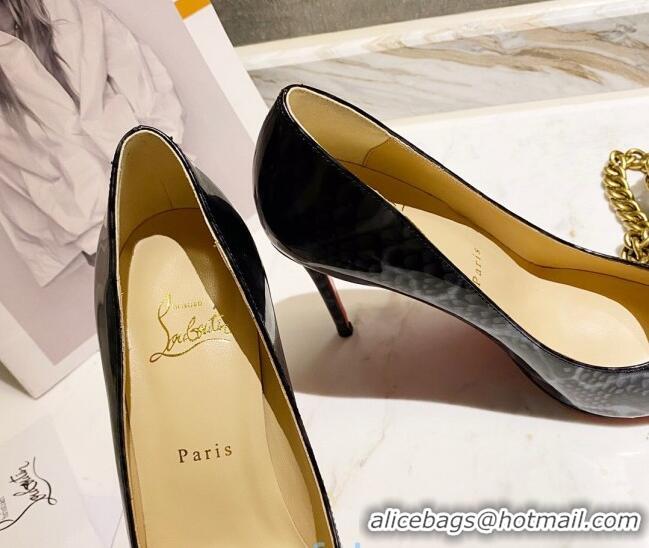 New Fashion Christian Louboutin Print 8.5cm Pumps 030819 Black/Grey